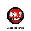 Logo Amor Stereo en vivo Barracabermeja 89.7 FM