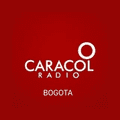 Logo Caracol Radio en vivo Bogotá 100.9 FM